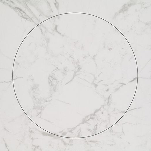 white marble circle 63550DR7